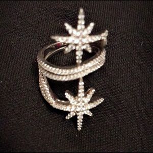 Snow flake Midi/Regular ring🌺